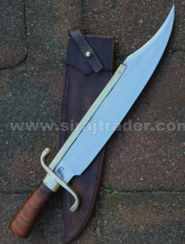 Handmade Ready to Use Bowie Knife, D2 Steel Hunting Bowie Knife With Leather Sheath, Full Tang Bowie Hunting Knife, New Arrivals Knives Outdoor gear - Image 3