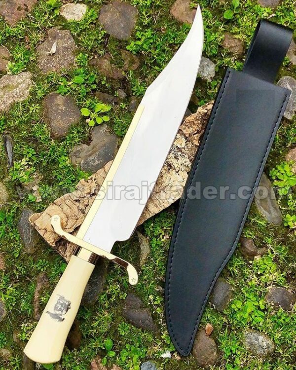 Handmade Gil Hibben Expendables Bowie Knife with Sheath, Custom Stainless Steel Bowie Knife, Kitchen Knife With Beautiful Handle, Expendable Bowie knife